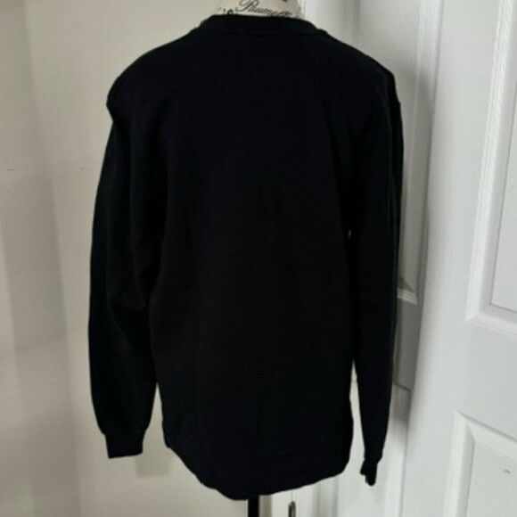 USED Woman's ASPCA Long Sleeve Sweatshirt Color Black Size M Christmas Cat - Picture 3 of 3